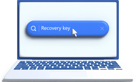 Find Lost Recovery Key with One Click
