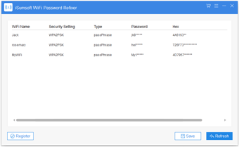 wifi password refixer screenshot