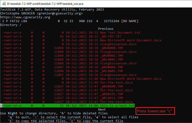 select-the-single-file