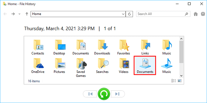 check each folder