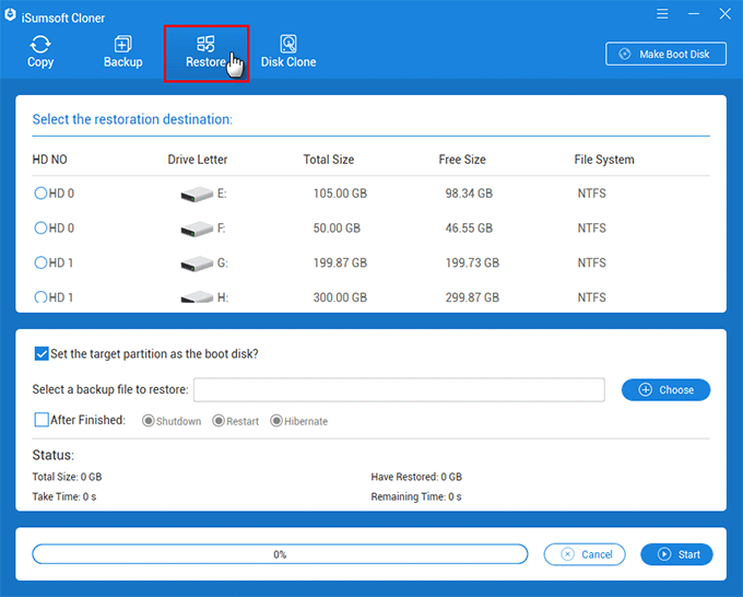 click-restore-option