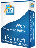 isumsoft word password refixer 3.1.1 registration code