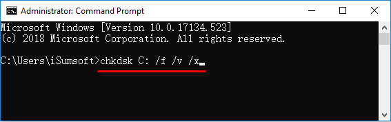 check C drive for errors