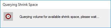 query shrink space