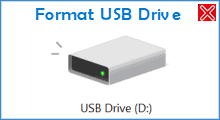 Fix Windows cannot format usb flash drive