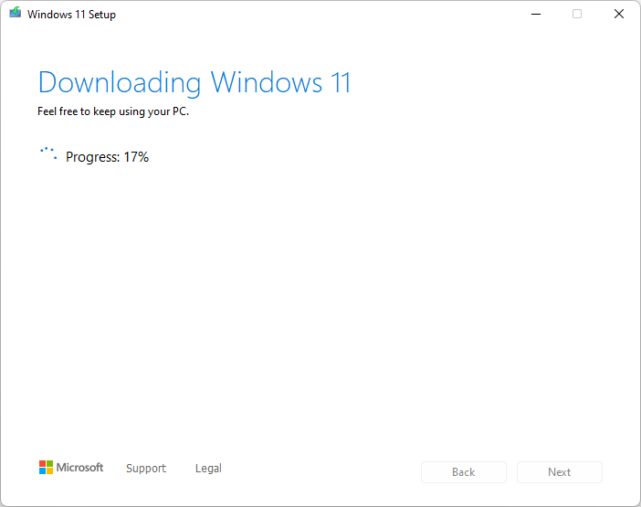 downloading Windows 11