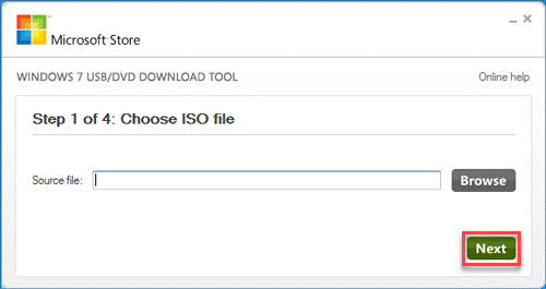 Choose ios file