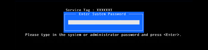 Enter System Password