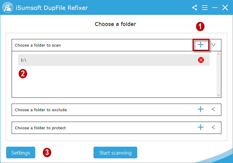 add hard drive to scan for duplicate files