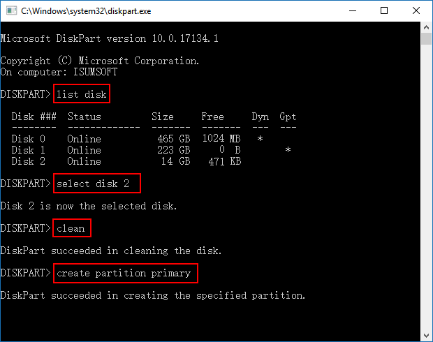 Recover to use the unallocated space