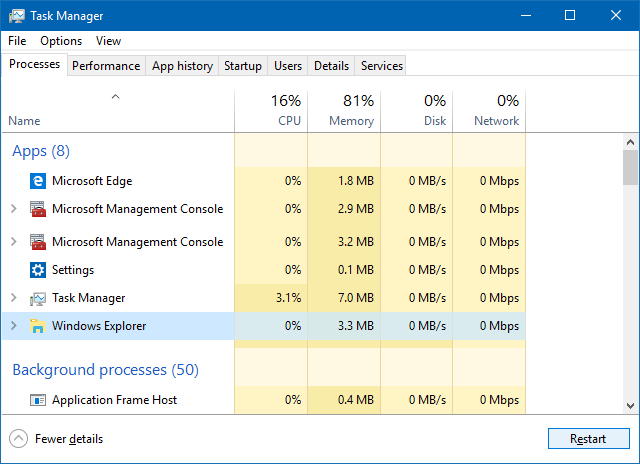 Open Task Manager