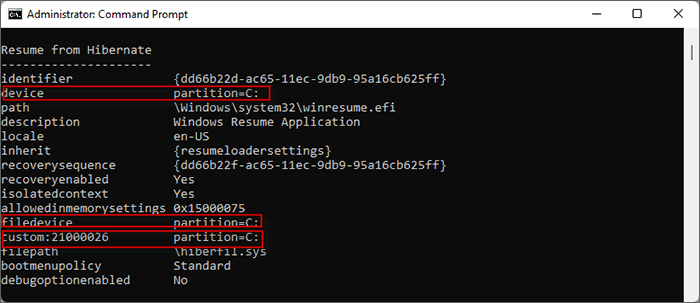 The original configuration path of S:\EFI\Microsoft\Boot\BCD file 3.