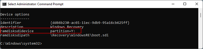 The original configuration path of S:\EFI\Microsoft\Boot\BCD file 5