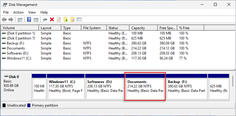 select-documents-partition