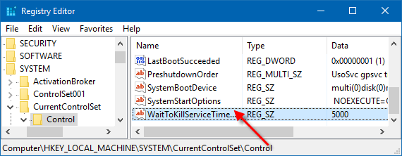 Wait To Kill Service Timeout 
