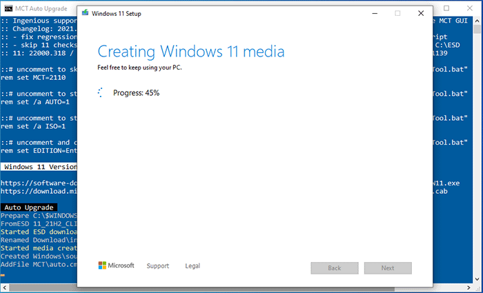 creating Windows 11 media