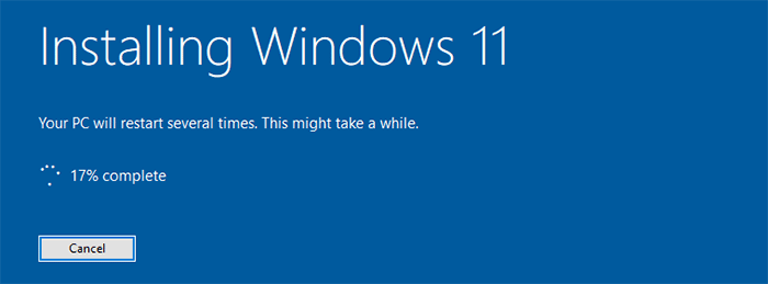 installing Windows 11