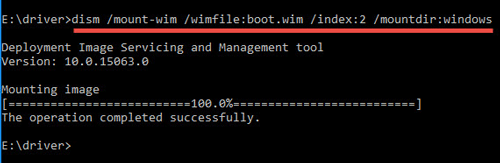 mount boot vim to windows