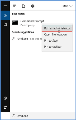 run command prompt as administrator