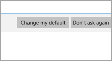 make microsoft edge as default browser prompt