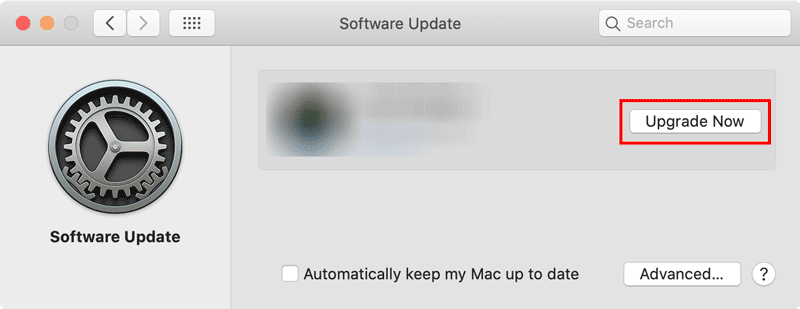 software update mac