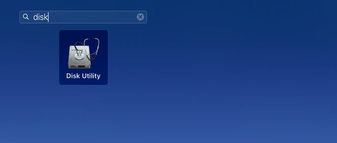 open disk utility