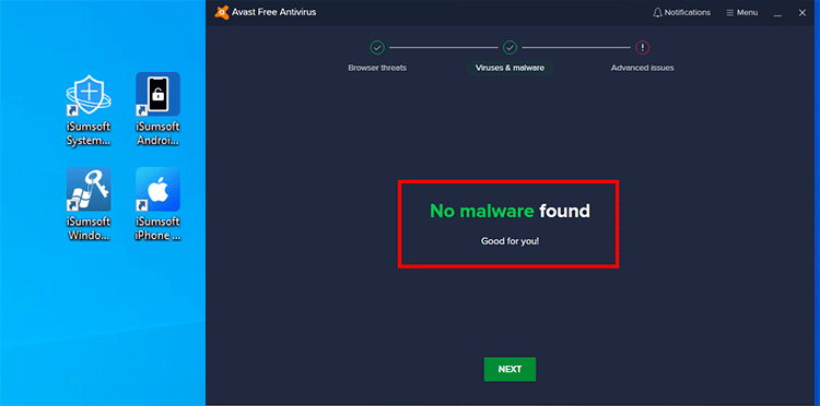 no malware