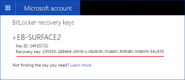 windows 10 bitlocker recovery key generator