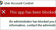 fix app has been blocked your protection