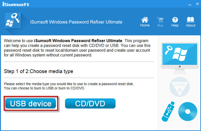 whwre do i get a usb password rest flashdrive with mac for windows