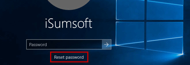 create windows 10 reset password usb not showing up