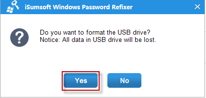 Format USB drive