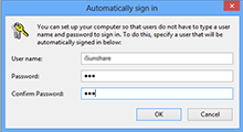 disable Windows 8 password