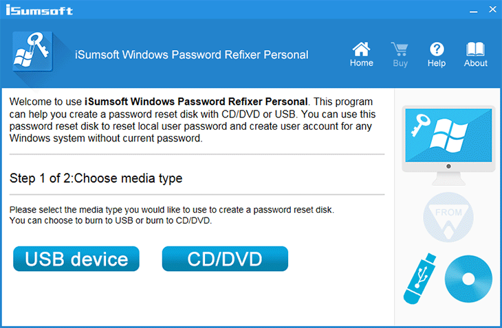 create password reset disk