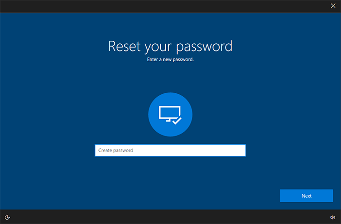 reset your password