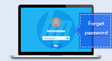 unlock HP laptop forgot password