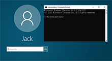 reset Windows 10 password command prompt