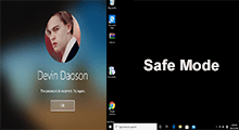 Windows 10 safe mode password not working