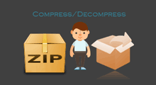 compress files in Windows