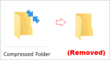 Remove double blue arrows icon