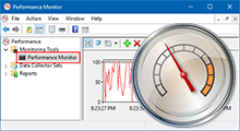 open performance monitor in Windows 10