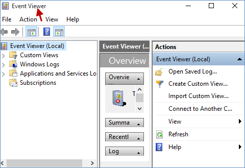 access event viewer