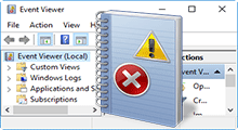 open event viewer Windows 10
