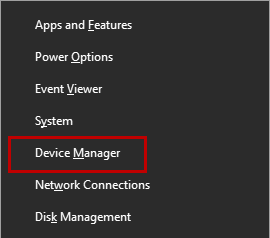 open Device Manager