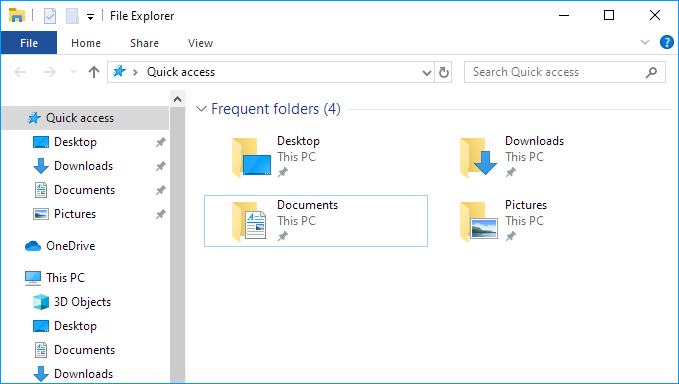 Hide recent files