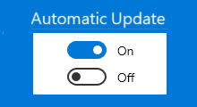 enable or disable auto Windows update