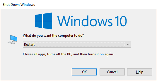 Restart your PC
