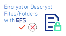 Encrypt files in Windows 10