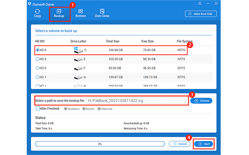 back up windows os to usb external hard drive