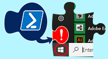 Windows PowerShelll missing from start menu